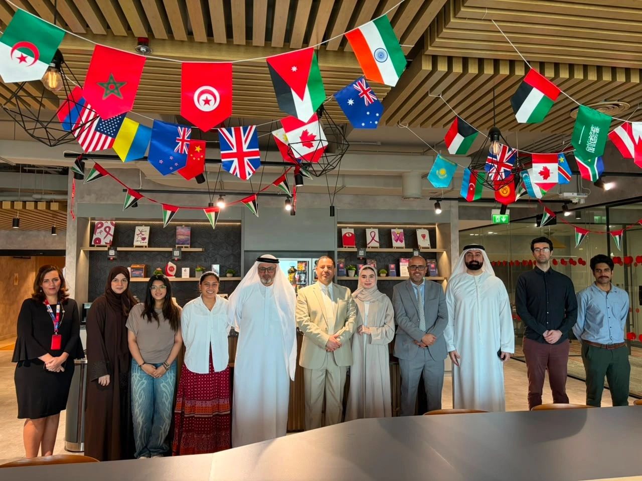 Welcoming His Excellency Dherar Belhoul Al Falasi